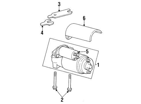 1991 Chevy C1500 Starter Diagram 2 - Thumbnail
