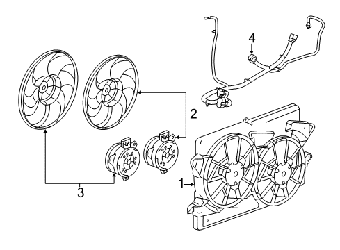 2015 Buick LaCrosse Cooling Fan Diagram 2 - Thumbnail