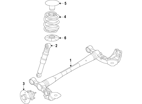 2009 Saturn Astra Rear Axle Diagram