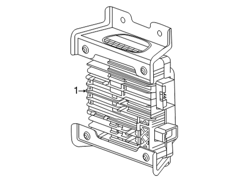 2025 GMC Sierra 2500 HD Module Diagram for 84962936