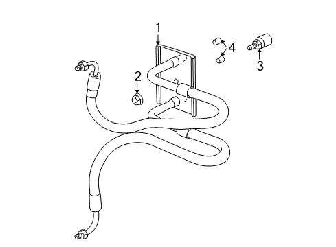 2002 Saturn LW300 Trans Oil Cooler Lines Diagram