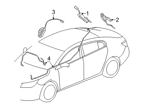 2015 Buick LaCrosse Antenna & Radio Diagram 2 - Thumbnail
