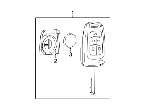 2016 Chevy Malibu Limited Keyless Entry Components Diagram 2 - Thumbnail