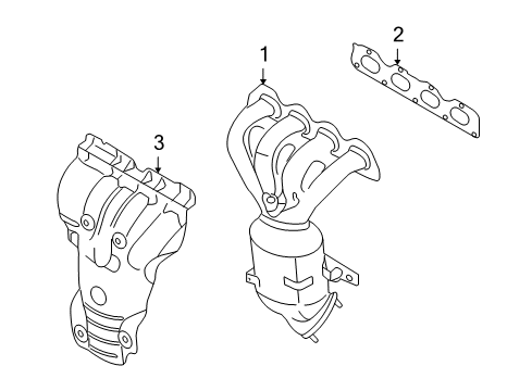 2011 Chevy Aveo Exhaust Manifold Diagram