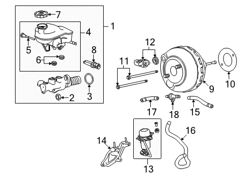 2011 Cadillac SRX Dash Panel Components Diagram 2 - Thumbnail