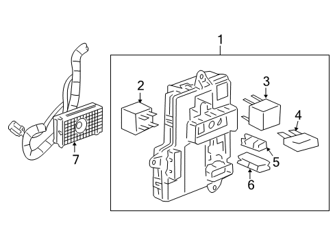 2010 Chevy HHR Electrical Components Diagram