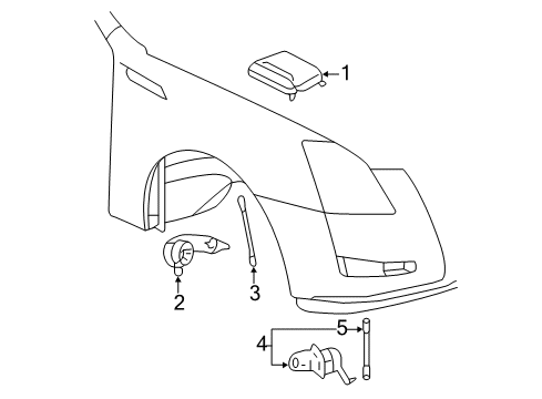 2013 Cadillac CTS Electrical Components Diagram 7 - Thumbnail