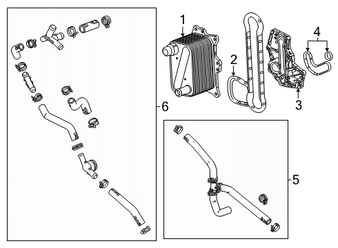 2025 Chevy Tahoe Oil Cooler Diagram