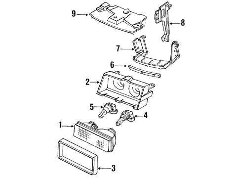 1991 Buick Riviera Bulbs Diagram