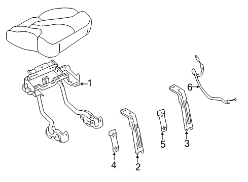 2005 Chevy Silverado 2500 HD Tracks & Components Diagram 3 - Thumbnail