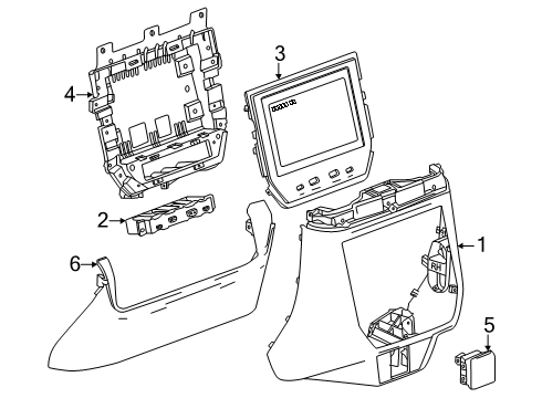 2025 GMC Yukon Center Console Diagram 7 - Thumbnail