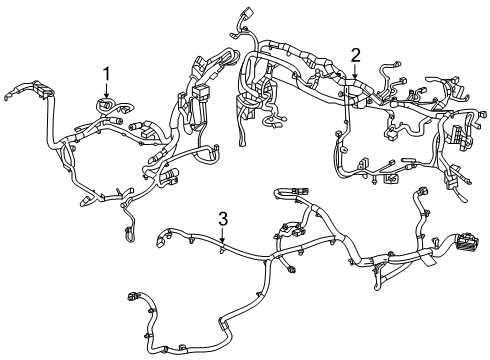 2025 Cadillac OPTIQ Wiring Harness Diagram