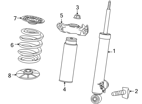 2013 Buick Regal Shocks & Components Diagram