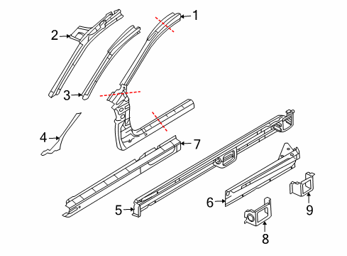 2008 Saturn Astra Rocker Panel Diagram