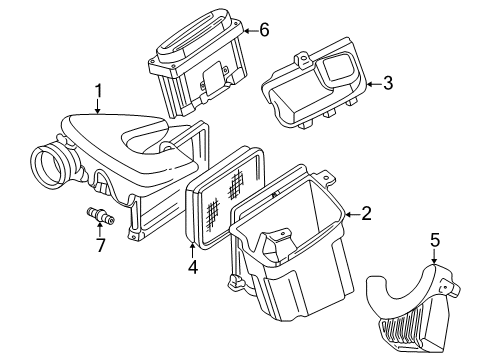 2004 Cadillac Seville Air Intake Diagram