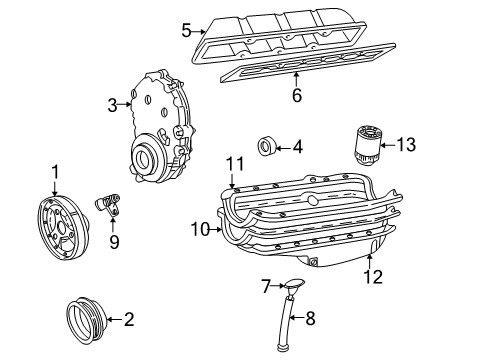 1996 Chevy Express 3500 Engine Parts Diagram