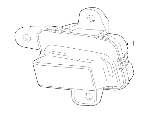 2024 GMC Sierra 1500 Fog Lamps Diagram