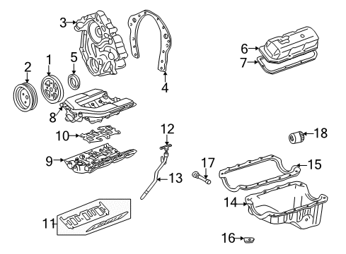 1995 Chevy Camaro Engine Parts Diagram 2 - Thumbnail