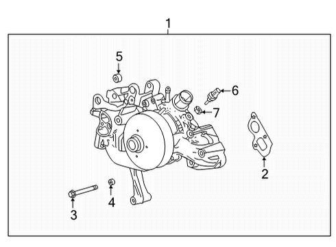 2025 Chevy Express 3500 Water Pump Diagram 2 - Thumbnail