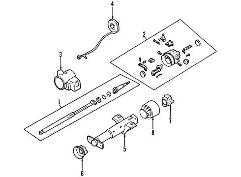 1996 Chevy Monte Carlo Steering Column Diagram