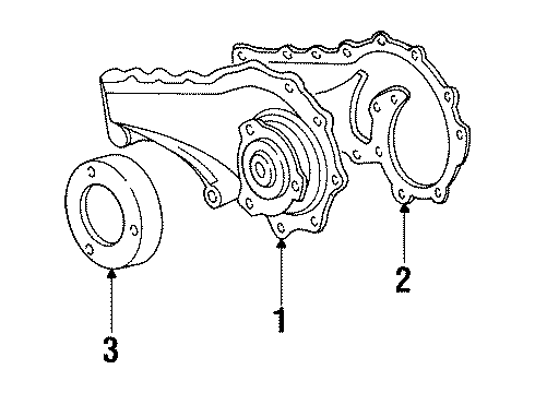1992 Cadillac Seville Water Pump Diagram