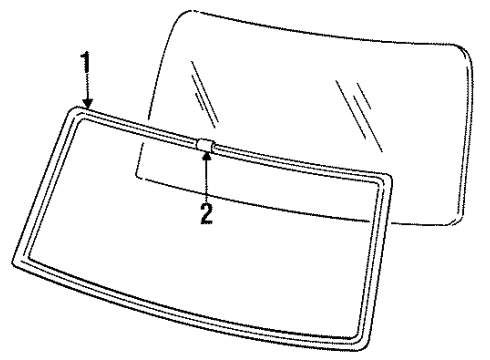 1996 Chevy P30 Reveal Moldings Diagram 2 - Thumbnail