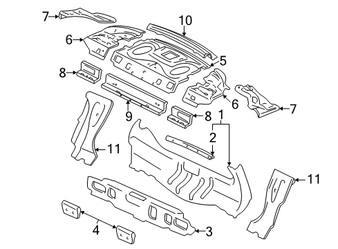 2006 Chevy Monte Carlo Rear Body Diagram