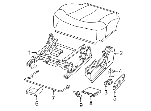 2005 Chevy Silverado 2500 HD Tracks & Components Diagram 4 - Thumbnail