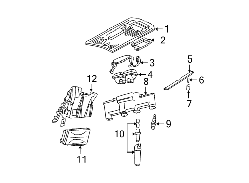 2001 Oldsmobile Alero Ignition Module Diagram for 19178834