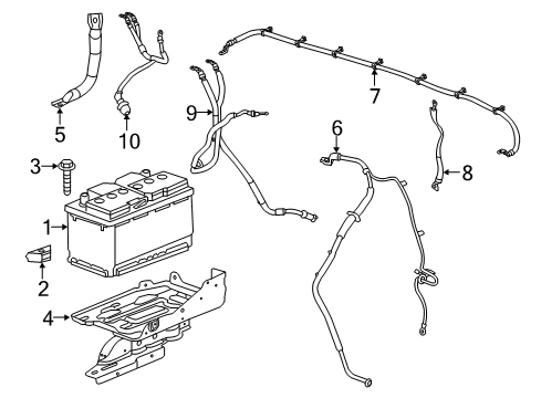 2019 Chevy Silverado 2500 HD Battery Diagram 2 - Thumbnail