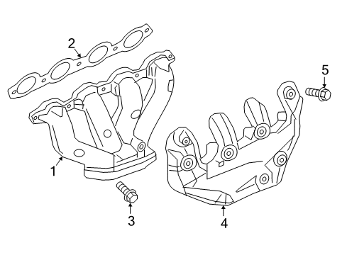 2019 Cadillac CTS Heat Shield, Passenger Side Diagram for 12629723