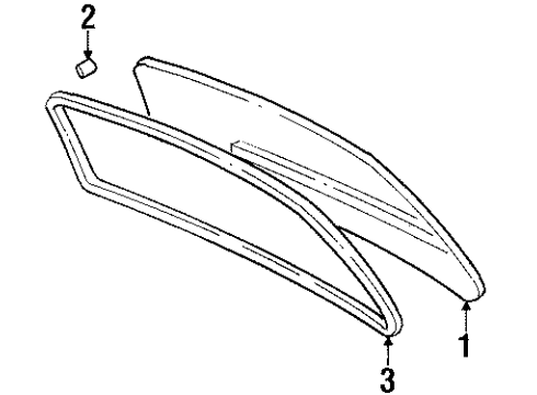 2000 Chevy Prizm Reveal Moldings Diagram
