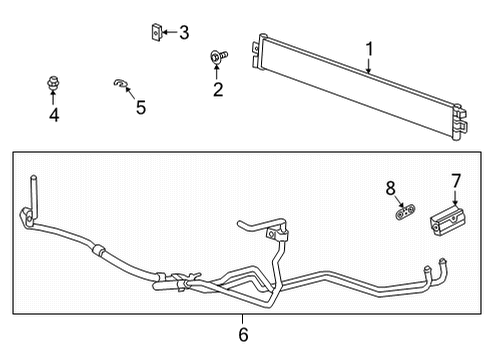 2022 GMC Sierra 1500 Trans Oil Cooler Diagram 2 - Thumbnail