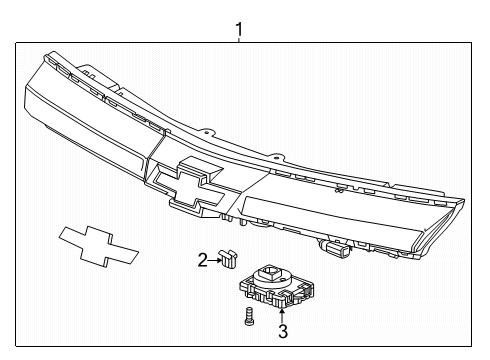 2024 Chevy Blazer EV Lamp Bar Diagram
