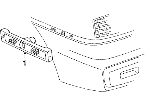 1987 Pontiac Fiero Side Marker Lamps Diagram 2 - Thumbnail