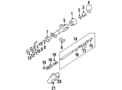 1998 Chevy Lumina Housing & Components Diagram