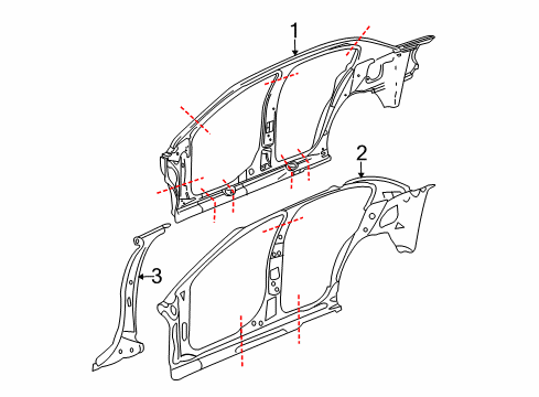 2008 Chevy Malibu Uniside Diagram 2 - Thumbnail
