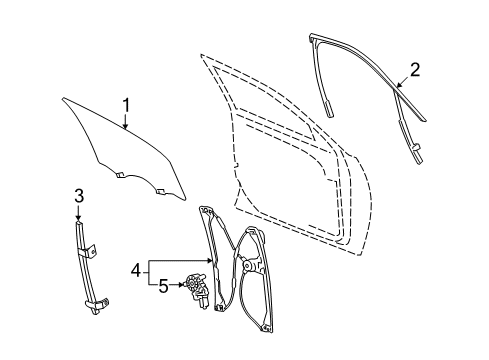 2010 Buick LaCrosse Front Door Diagram
