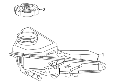 2025 Cadillac CT4 Dash Panel Components Diagram