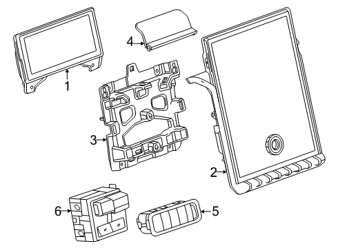 2024 GMC Sierra EV Cluster & Switches Diagram