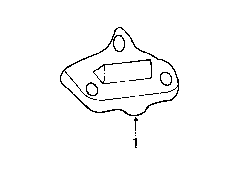 1994 Chevy Lumina License Lamps Diagram 2 - Thumbnail