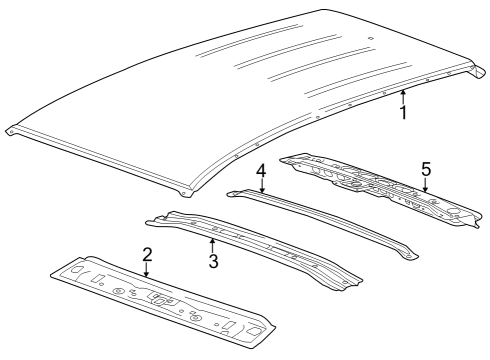 2025 Buick Encore GX Roof & Components Diagram 2 - Thumbnail