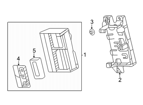 2024 GMC Hummer EV SUV Communication System Components Diagram