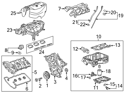 2018 Buick LaCrosse Engine Parts Diagram
