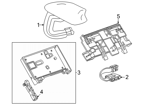 2025 Chevy Equinox Communication System Components Diagram