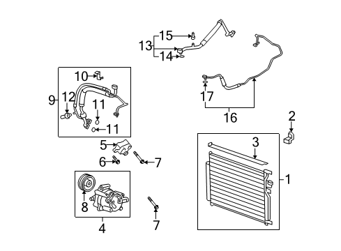 2009 Saturn Vue Mount Bracket Diagram for 12577768