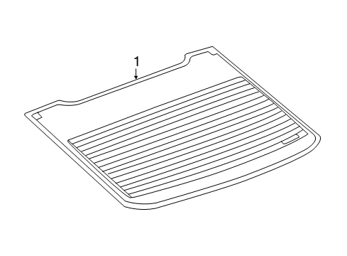 2016 Chevy Cruze Glass & Hardware - Back Glass Diagram 2 - Thumbnail