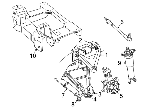 2001 Chevy Corvette Rear Suspension Components Diagram