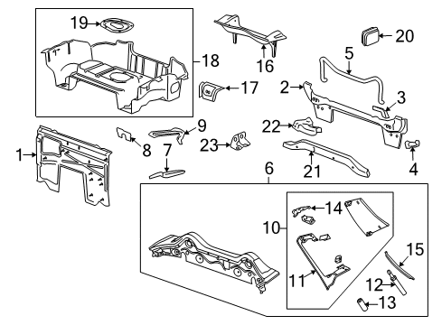 2008 Saturn Sky Relief Valve Diagram for 84369525