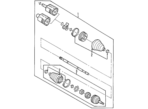 2004 Buick Park Avenue Front Axle Diagram